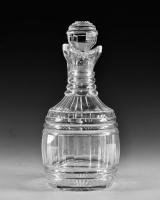 Antique glass claret jug English circa 1830