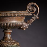 Early 19th Century French Bronze and Marble Tazzas