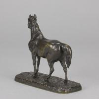 Late 19th Century Animalier Bronze Sculpture "Cheval Arabe No.3" by Pierre Jules