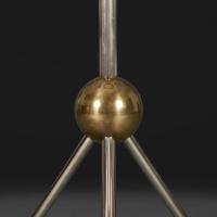 Steel and Brass Sputnik Floor Lamp