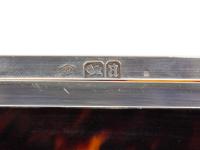 Close up of the sterling silver hallmarks