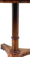 Rosewood Circular Regency Lamp Table