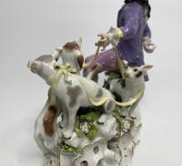 Meissen porcelain shepherd and shepherdess
