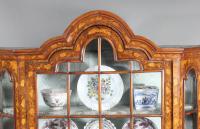 Dutch Marquetry Glazed Cupboard