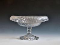 Antique glass Irish turnover bowl circa 1790