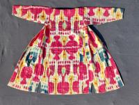 Uzbek Silk Ikat Robe
