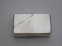 William IV Provincial Silver, Mother of Pearl & Tortoiseshell Snuff Box 1836