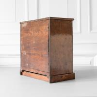 A good early 19th century burr yew miniature chest of drawers, English, circa 1835