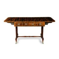A striking Regency coromandel sofa table