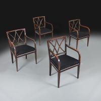 Set of Four Russian Armchairs
