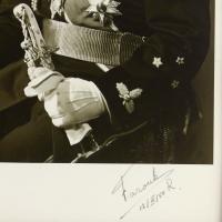 King Farouk I of Egypt Royal Presentation Portrait, 1950