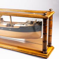 Half hull shipbuilder's model of S.S. Eastcheap by Mackie & Thomson