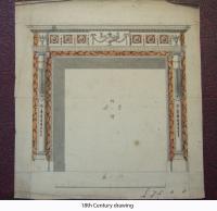  Irish 18th Century inlaid marble Chimneypiece by George and Hill Darley Circa 1780
