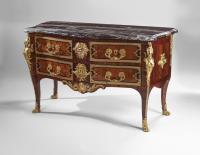 Louis XV Ormolu-Mounted Marquetry Commode, By Charles Cressent (1685-1768). Circa 1725