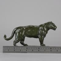 19th Century Animalier Bronze Study entitled "Jaguar Debout" by Antoine L Barye