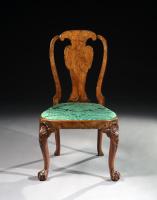 George II Walnut Side Chair