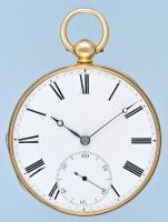 Gold Pocket Chronometer by Molyneux