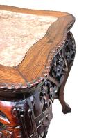 Oriental Hardwood 19th Century Rectangular Coffee Table