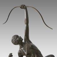 Early 20th Century Art Deco Bronze entitled "Diana" by Pierre Le Faguays