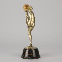  Early 20th Century French Art Deco Bronze entitled "Stella" by Guiraud Rivière