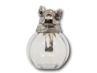 Front of the Boars head decanter