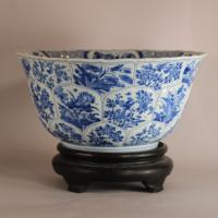 Side of blue and white Kangxi bowl 