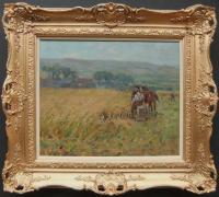 Ernest Higgins Rigg "The Plough, Hinderwell" oil painting