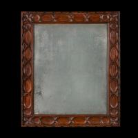 Pollard Oak Carved Mirror