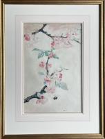 Katharine Cameron - Bee and Apple Blossom - Scottish watercolour