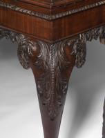 George II carved mahogany display cabinet