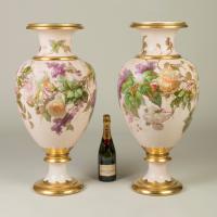 Pink Paris Porcelain Vases