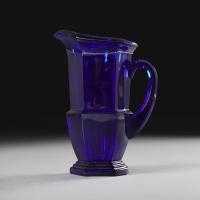 Bristol Blue Glass Water Jug