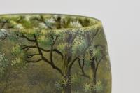 Daum Summer Landscape pillow vase