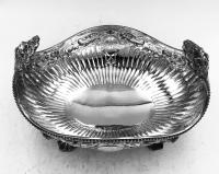 Antique English Sterling Silver Fruit Dish